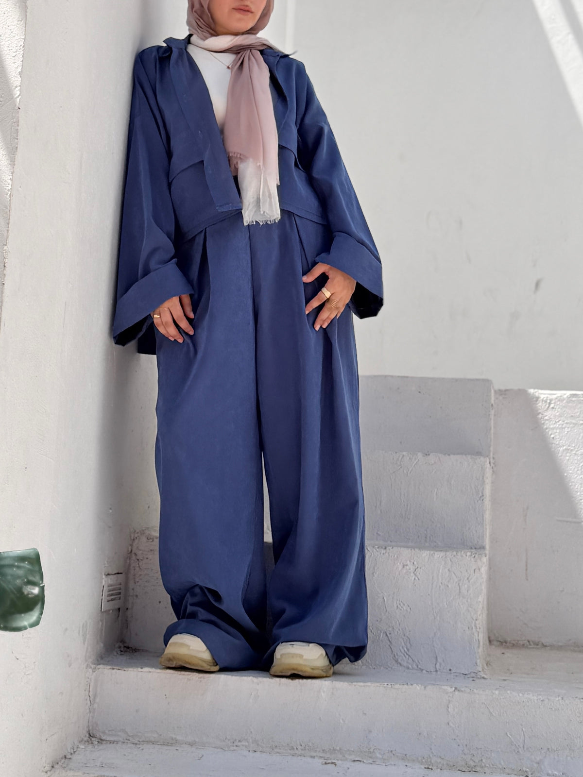 Blue Wide-Leg pants