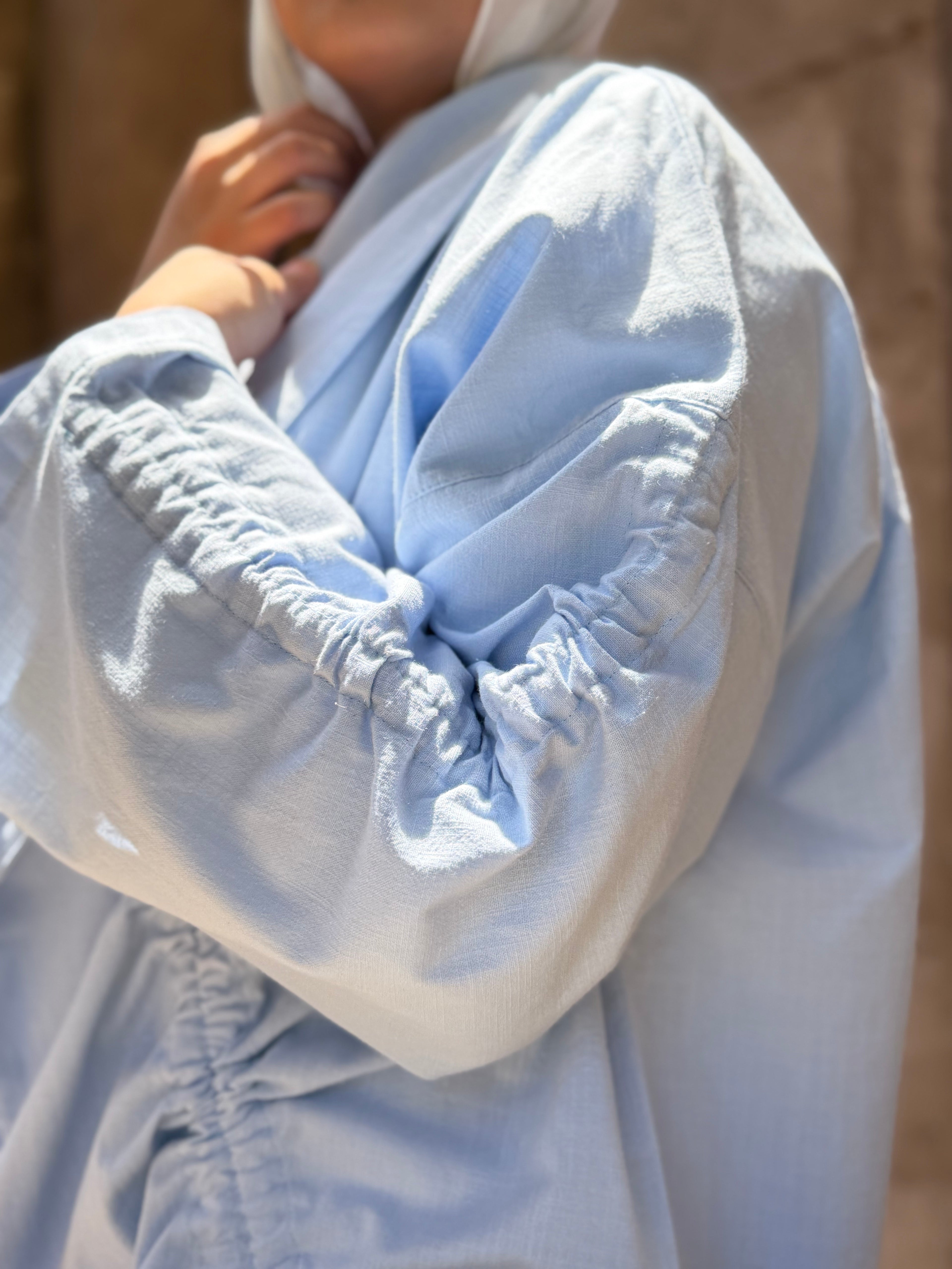Sky Blue Summer linen Jacket